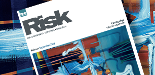 Mockup of Risk magazine